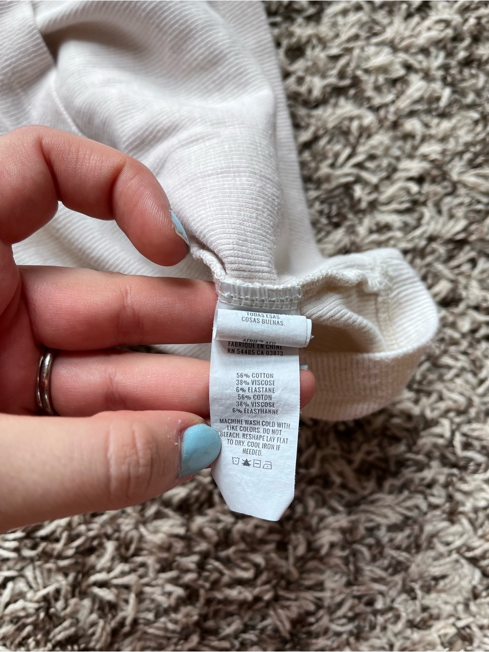 Aerie Henley Ribbed Racerback Tank Top - Picture 4 of 7